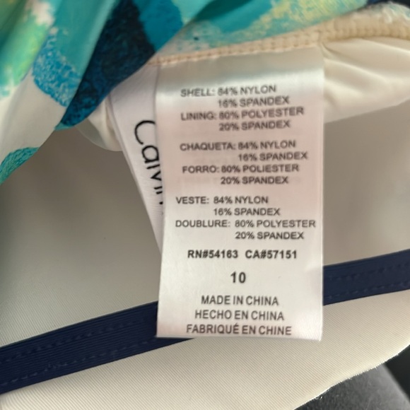 NWT  Calvin Klein One Piece Swimsuit - Picture 11 of 12